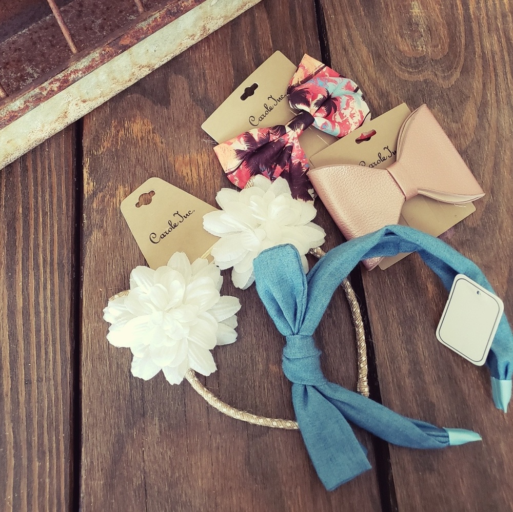 NWT! Girls Hair Bow Bundle